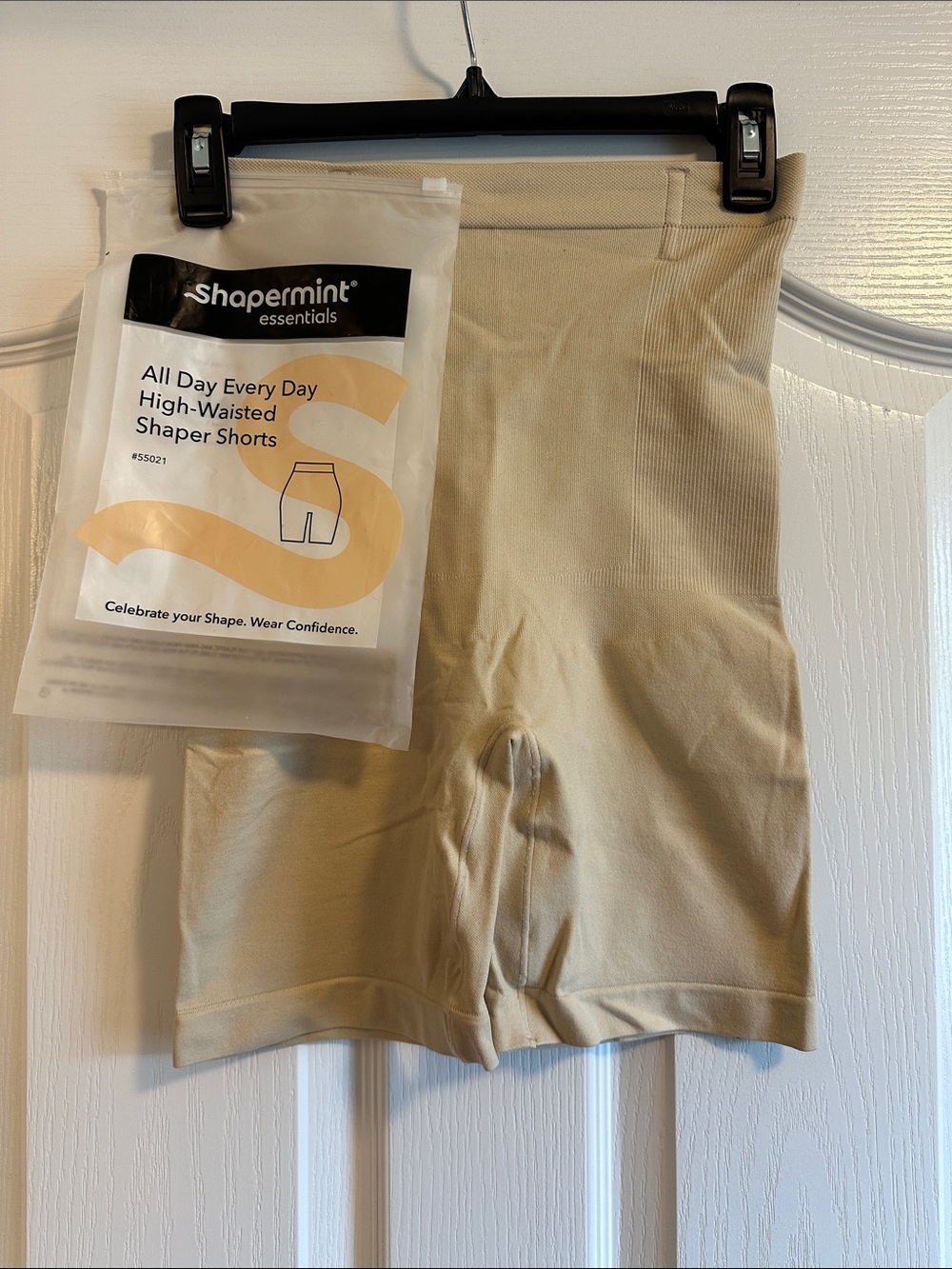 Shapermint Tan High-Waisted Shaper Shorts
